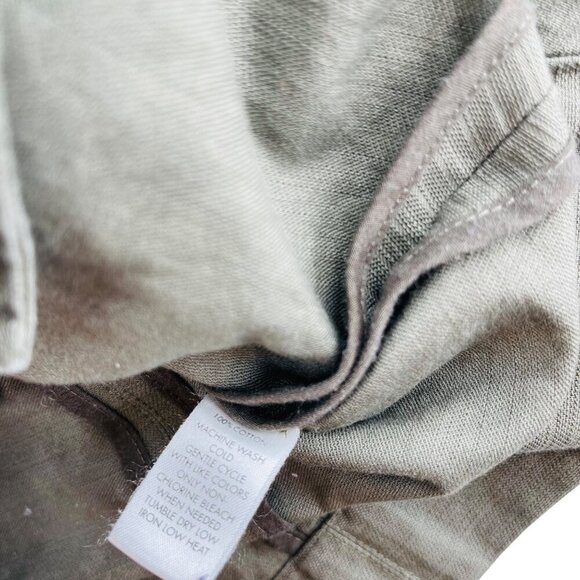 Calvin Klein Womens Olive Green Military Style Jacket Size 12 Made In China - Picture 4 of 6